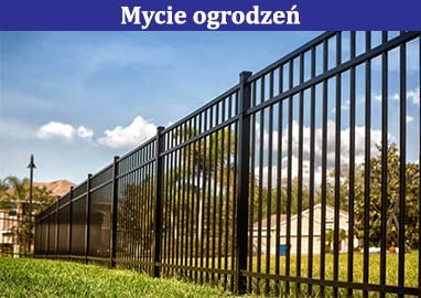 Mycie ogrodzenia