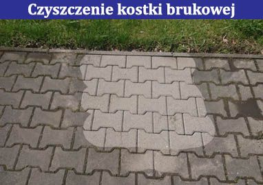Czyszczenie kostki brukowej