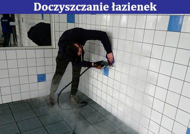Doczyszczanie łazienki