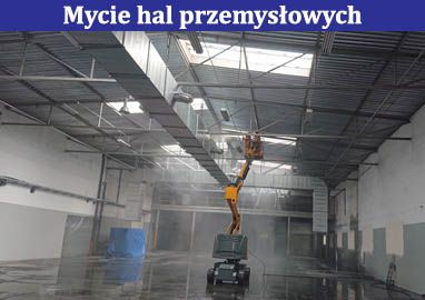 Mycie hal przemysłowych